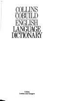 Copertina  Collins COBUILD (Collins Birmingham University international language database) english language dictionary