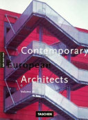 Copertina  Vol. 4 : *Contemporary european architects