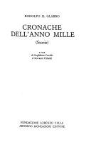 Copertina  Cronache dell'anno mille : storie