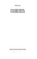 Copertina  Volersi bene, volersi male