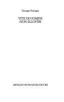 Copertina  Vite di uomini non illustri