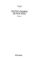Copertina  Tutti i giorni di tua vita : romanzo