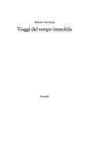 Copertina  Viaggi del tempo immobile