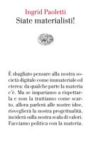 Copertina  Siate materialisti!