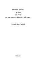 Copertina  Lettere. 1955-1975