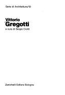 Copertina  Vittorio Gregotti