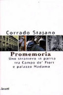 Copertina  Promemoria : uno straniero in patria tra Campo de' Fiori e Palazzo Madama