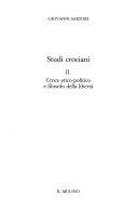 Copertina  2. : *Croce etico-politico e filosofo della liberta'
