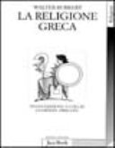Copertina  La religione greca di epoca arcaica e classica