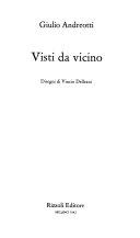 Copertina  Visti da vicino
