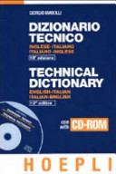 Copertina  Dizionario tecnico : inglese-italiano, italiano-inglese : con CD ROM