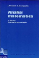 Copertina  Vol. 1 : *Funzioni di una variabile