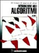 Copertina  Vol. 1 : *Introduzione agli algoritmi