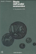 Copertina  Vol. 1 : *Dai primordi al 1790.