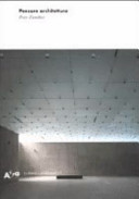 Copertina  Pensare architettura