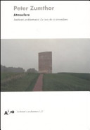 Copertina  Atmosfere : ambienti architettonici, le cose che ci circondano