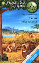 Copertina  Leoni nella savana