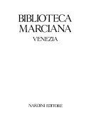 Copertina  Biblioteca Marciana : Venezia