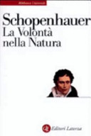 Copertina  La volonta nella natura