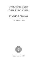 Copertina  L'uomo romano