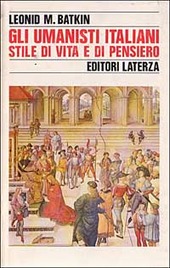 Copertina  Gli umanisti italiani : stile di vita e di pensiero