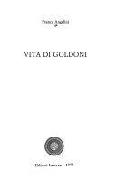 Copertina  Vita di Goldoni