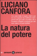 Copertina  La natura del potere