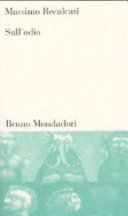 Copertina  Sull'odio