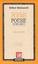 Copertina  Poesie 1798-1807