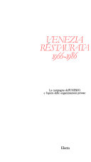 Copertina  Venezia restaurata 1966-1986 : la campagna dell'UNESCO e l'opera delle organizzazioni private