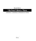 Copertina  Villa Porto Colleoni a Thiene : architettura e committenza nel Rinascimento vicentino