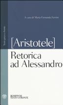 Copertina  Retorica ad Alessandro
