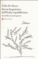 Copertina  Storia linguistica dell'Italia repubblicana : dal 1946 ai nostri giorni