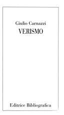 Copertina  Verismo