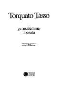 Copertina  Gerusalemme liberata