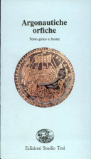 Copertina  Argonautiche orfiche