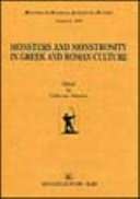 Copertina  Monsters and monstrosity in greek and roman culture