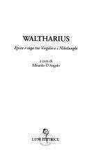 Copertina  Waltharius : epica e saga tra Virgilio e i Nibelunghi