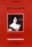 Copertina  Vittoria Accoramboni