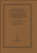 Copertina  2 : I *commenti di tradizione a stampa (dal 1477 al 2000) e altri di tradizione manoscritta posteriori al 1480