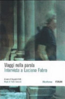 Copertina  Viaggi nella parola : intervista a Luciano Fabro
