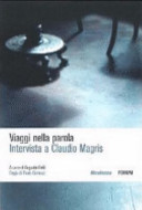 Copertina  Viaggi nella parola : intervista a Claudio Magris
