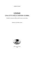 Copertina  Udine : una citta' nella Grande guerra : fotofrafie [!] e documenti dell'anno dell'invasione austro-tedesca